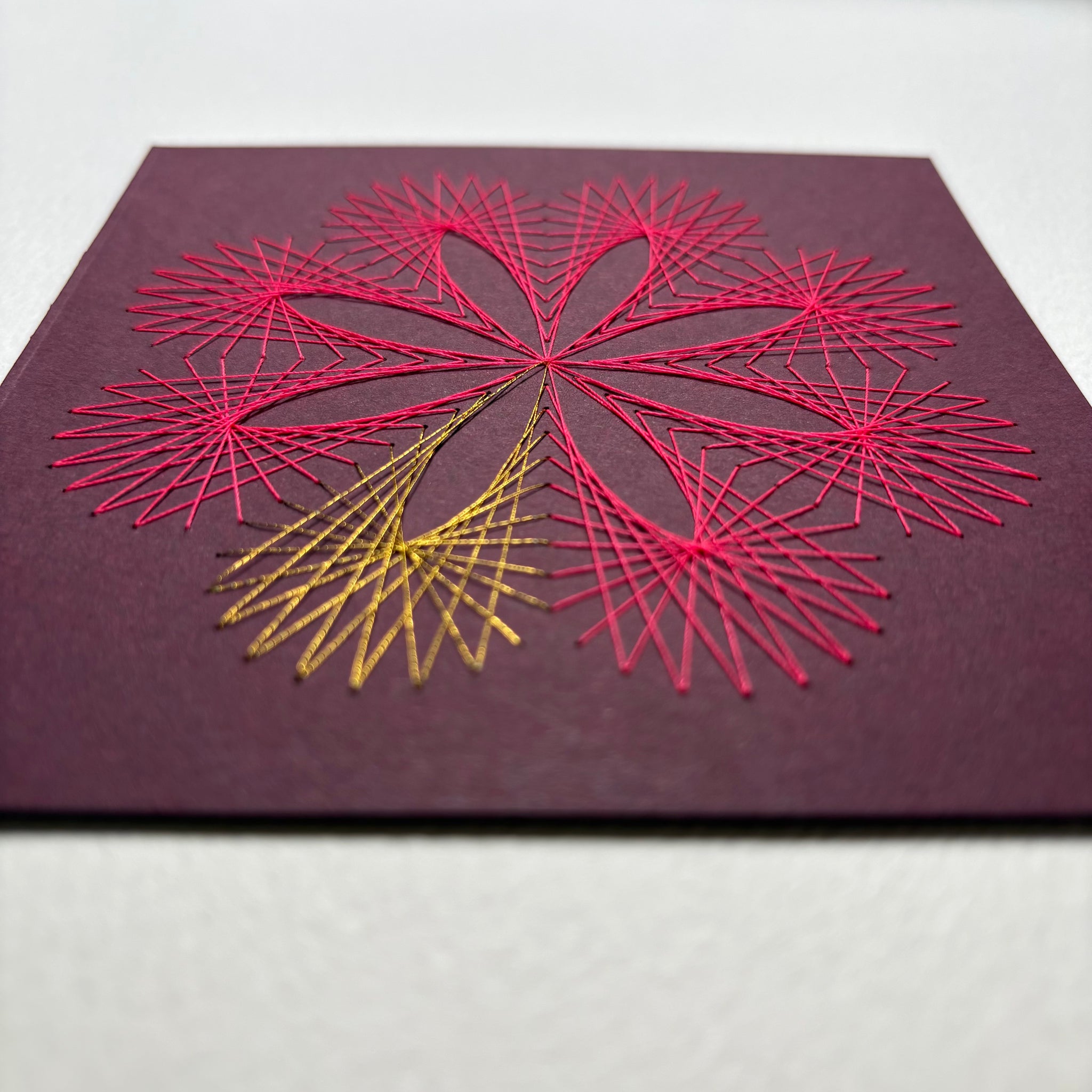 Stitch a Festive Paper Embroidery Card with She Makes Things