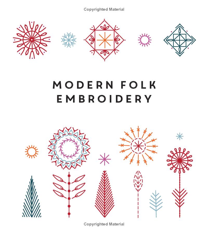 Modern Folk Embroidery - Nancy Nicholson