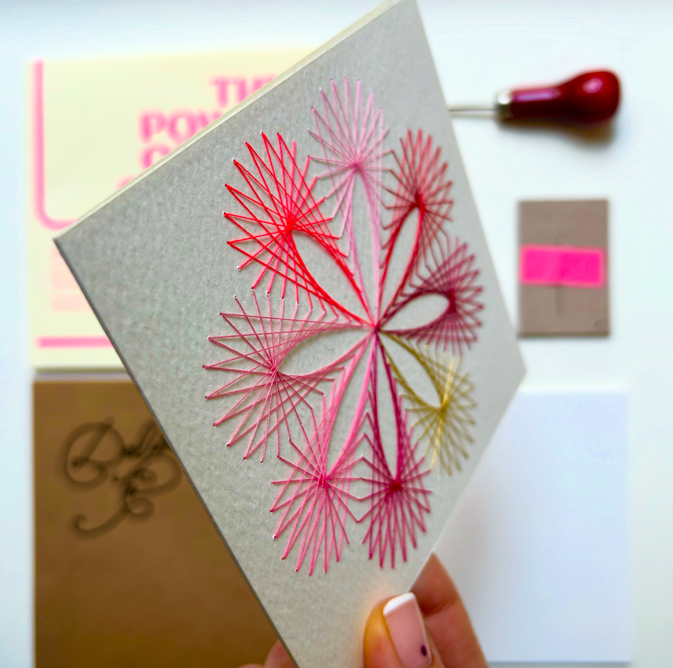 Stitch a Festive Paper Embroidery Card with She Makes Things
