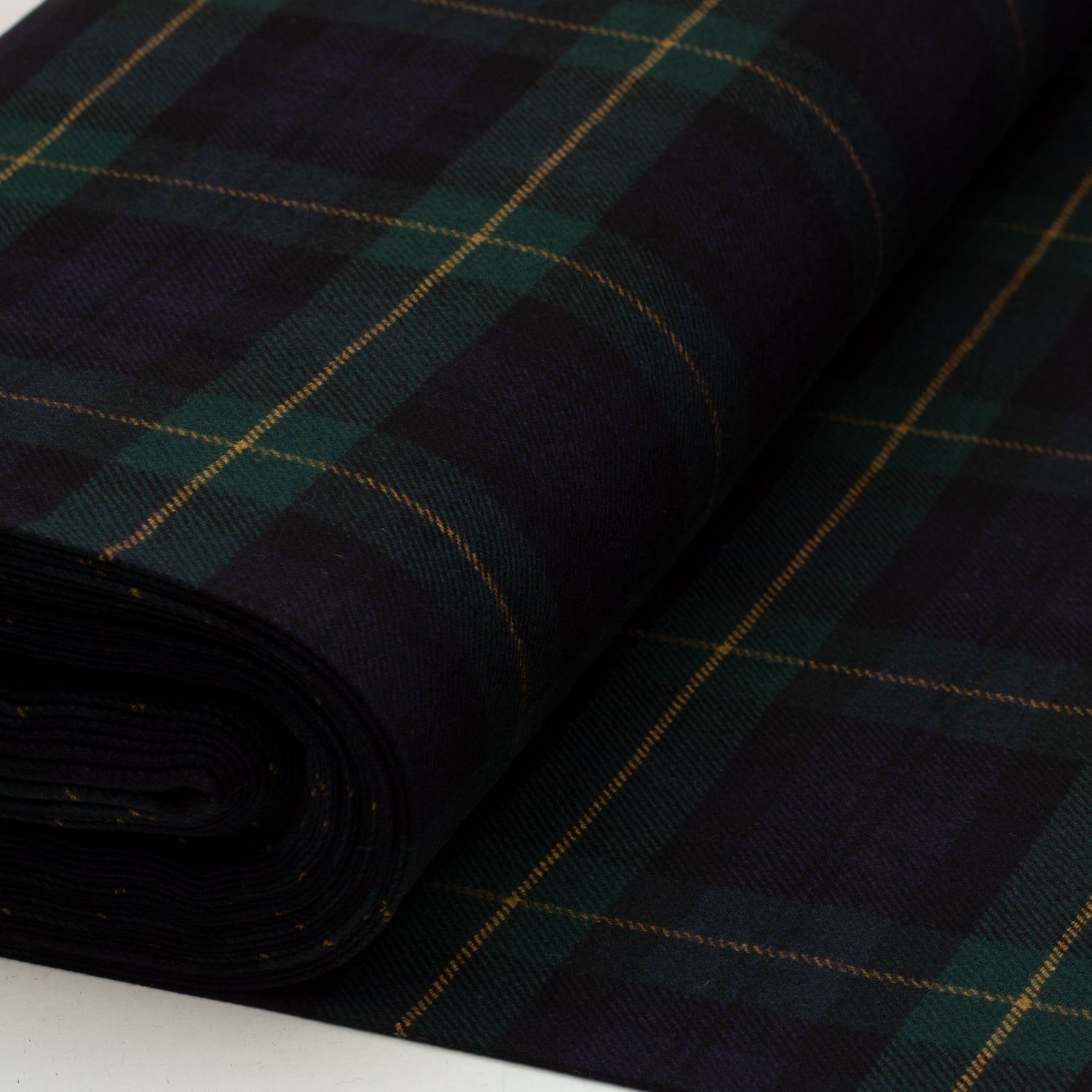 Wool - No. 60 - Bottle/Navy Tartan