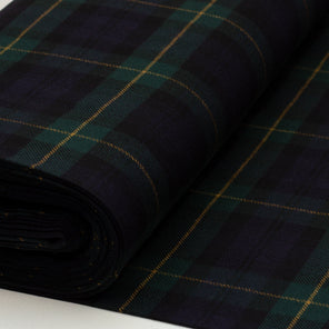 Wool - No. 60 - Bottle/Navy Tartan