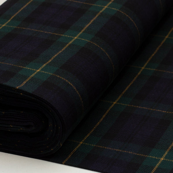 Wool - No. 60 - Bottle/Navy Tartan