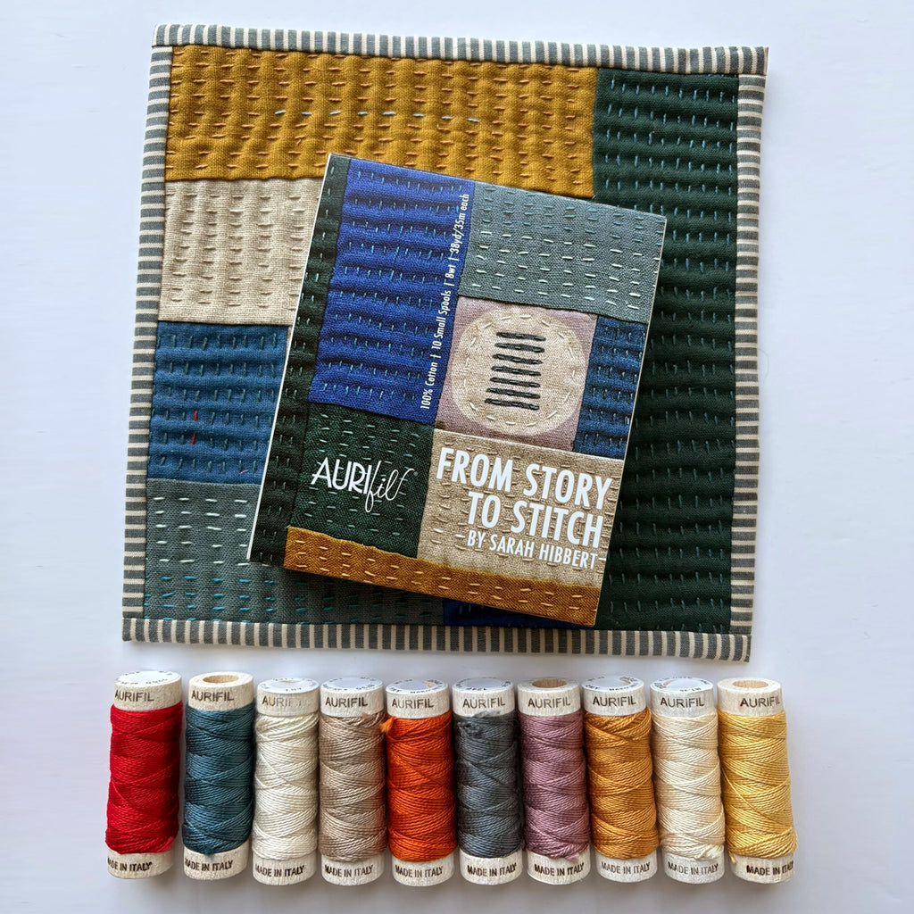 Aurifil 8wt Cotton Thread Gift Set - From Story to Stitch, by Sarah Hi ...