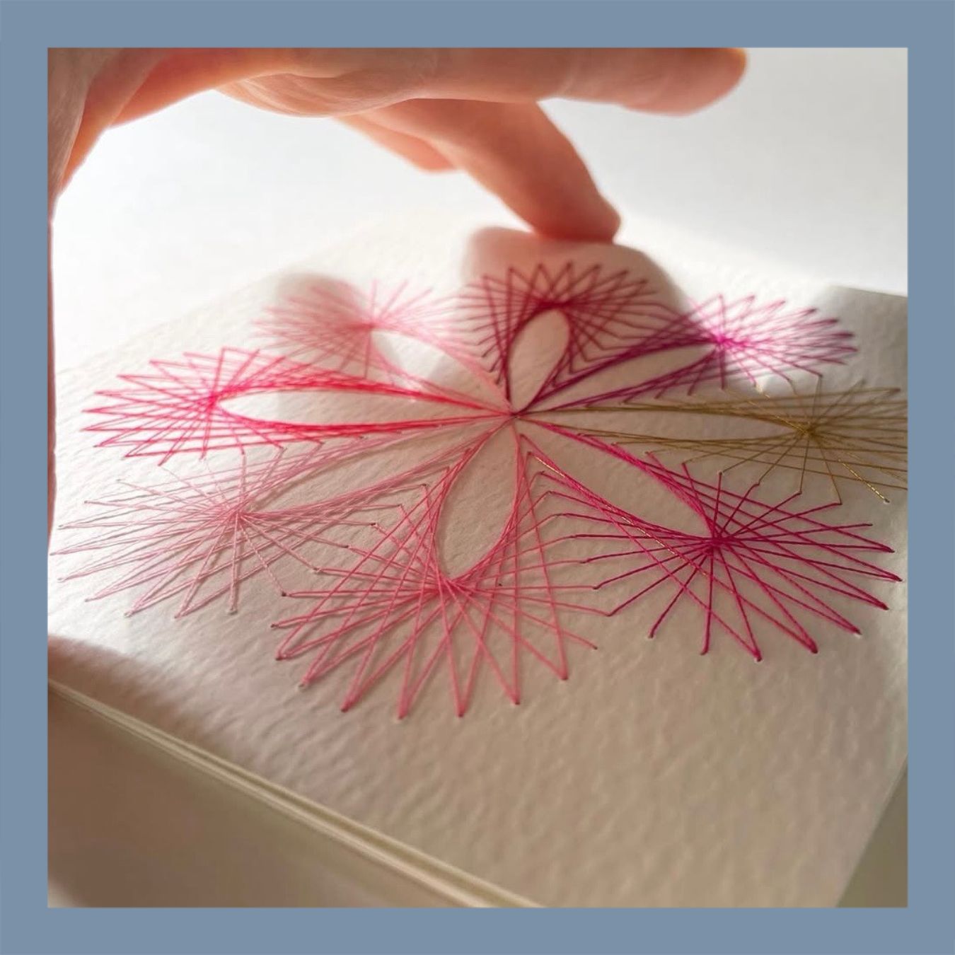 Stitch a Festive Paper Embroidery Card with She Makes Things