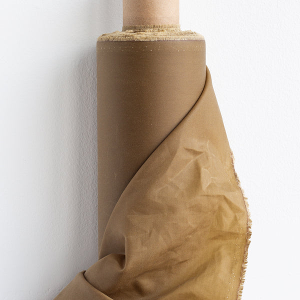Oil Cloth - 8oz Waxed Cotton - Antique Tan