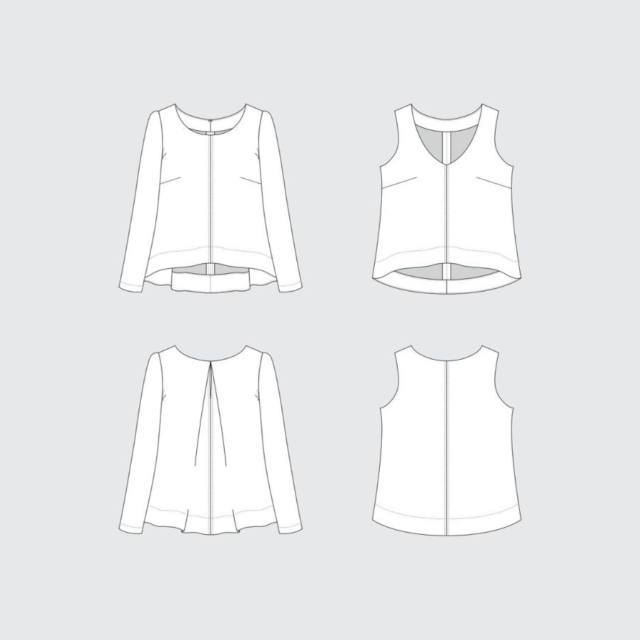 Grainline Studio - Hadley Top - Sizes 0-32