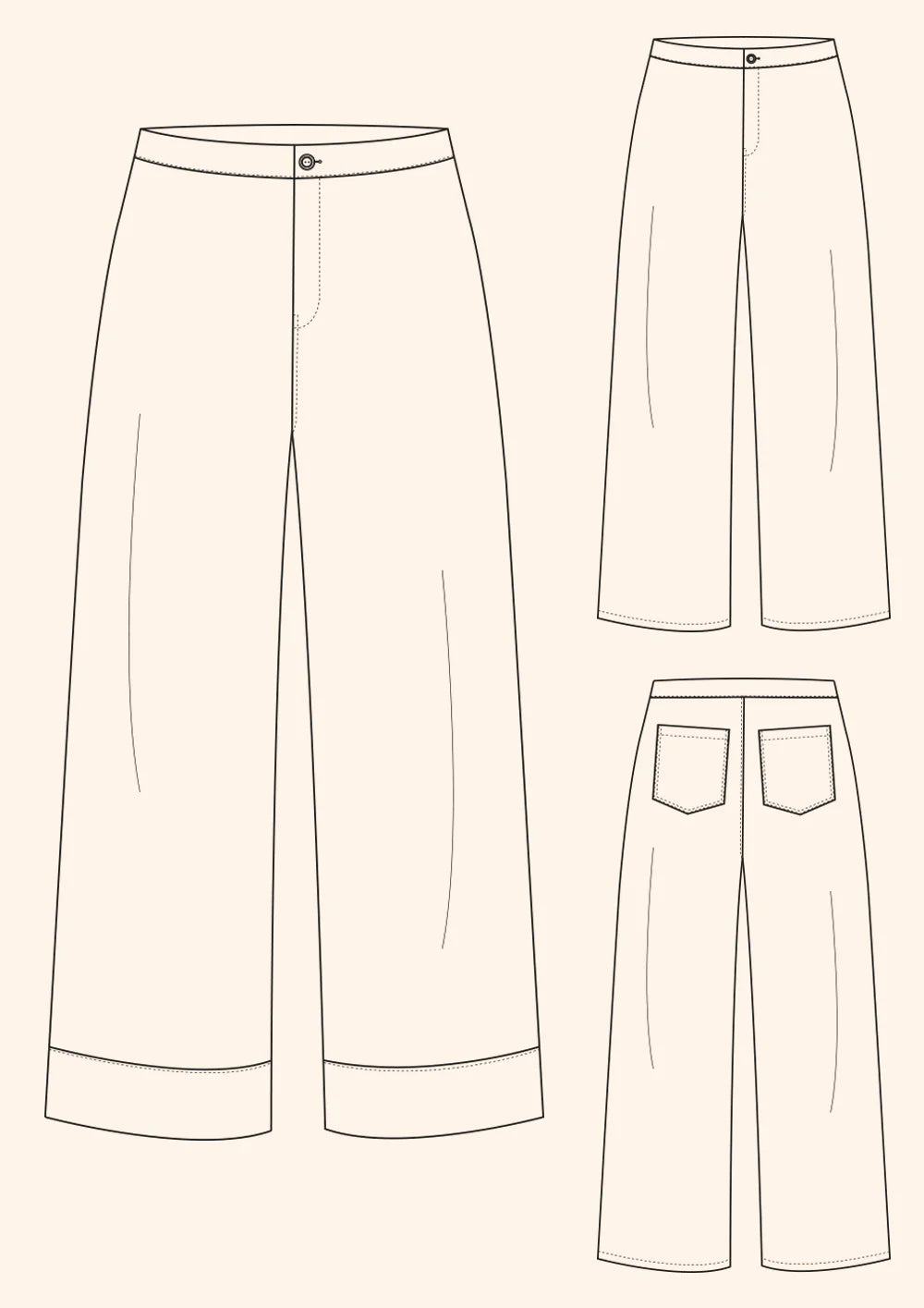 Modern Sewing Company - Daphne Trousers - PDF Pattern