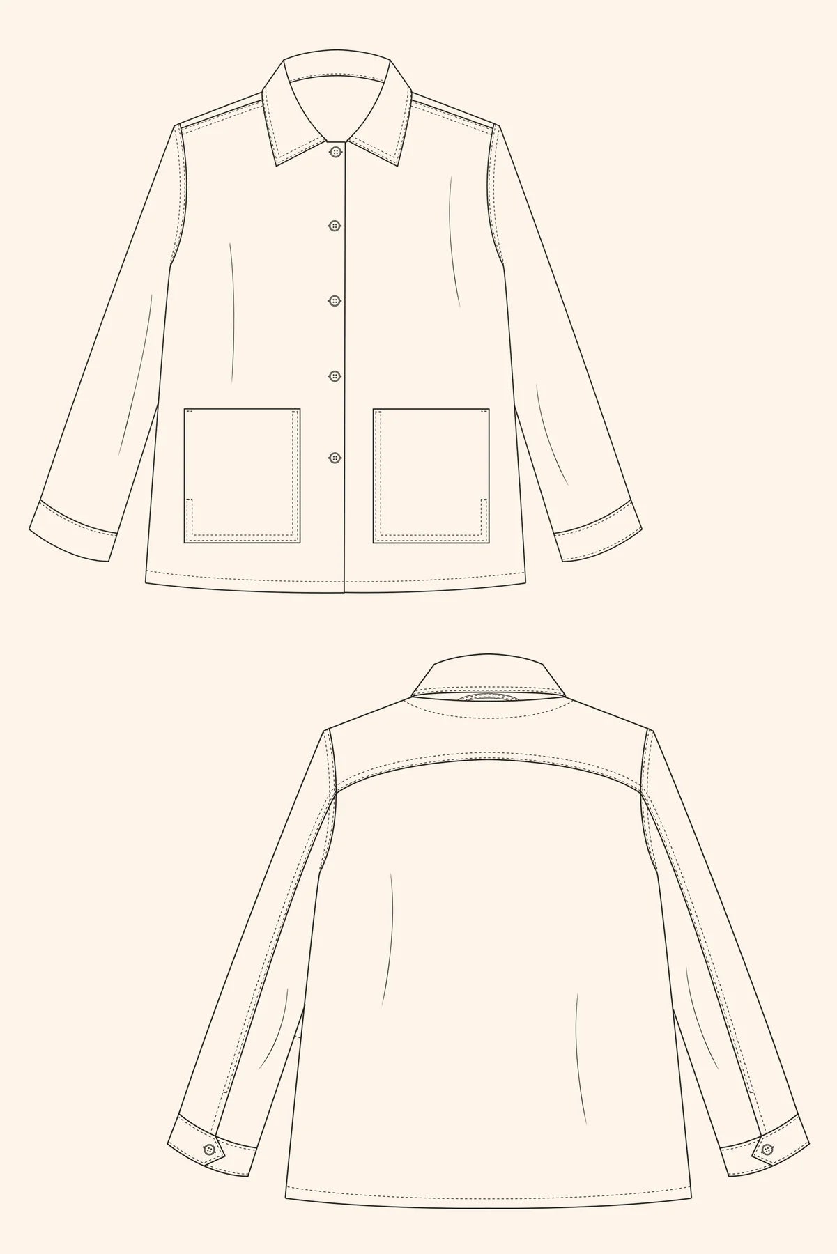 Modern Sewing Company - Jaime Jacket - Paper Pattern
