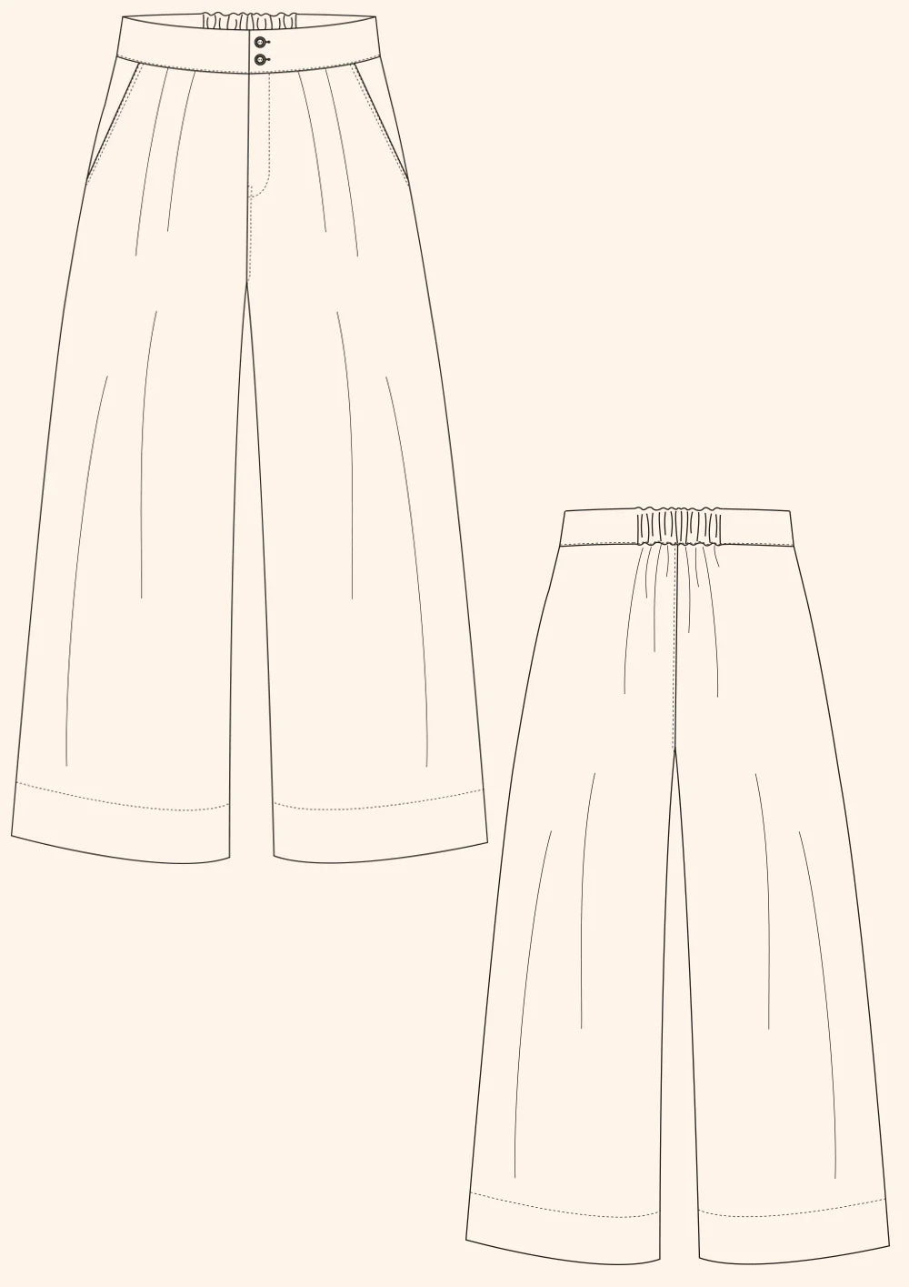 Modern Sewing Company - Spring Trousers - PDF Pattern