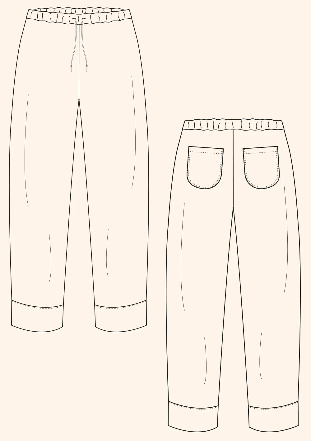 Modern Sewing Company - Sunday Trackies - PDF Pattern