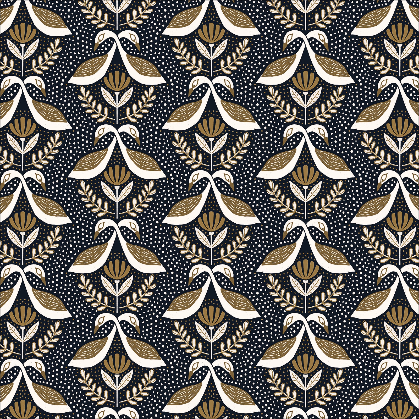 Printed Organic Cotton Poplin - Jessamine from Grassroots by Amy MacCready