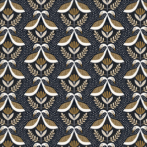 Printed Organic Cotton Poplin - Jessamine from Grassroots by Amy MacCready