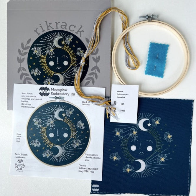 Embroidery Kit - Rikrack - Moonglow