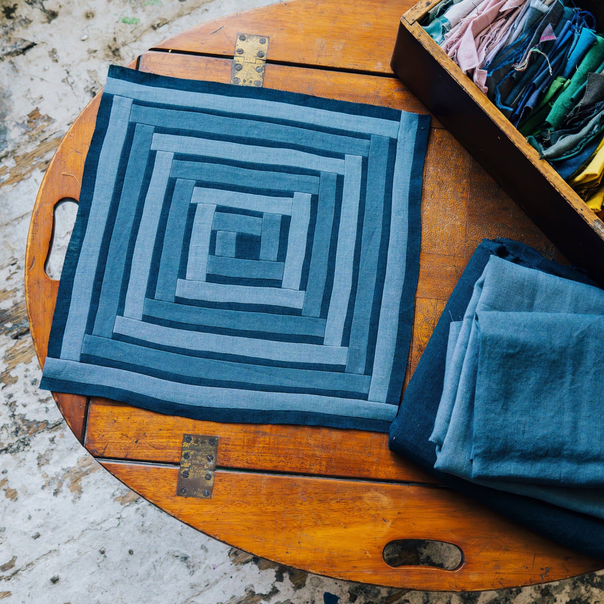 Log Cabin Quilt Block: 3-Day Workshop with Catherine-Marie Longtin