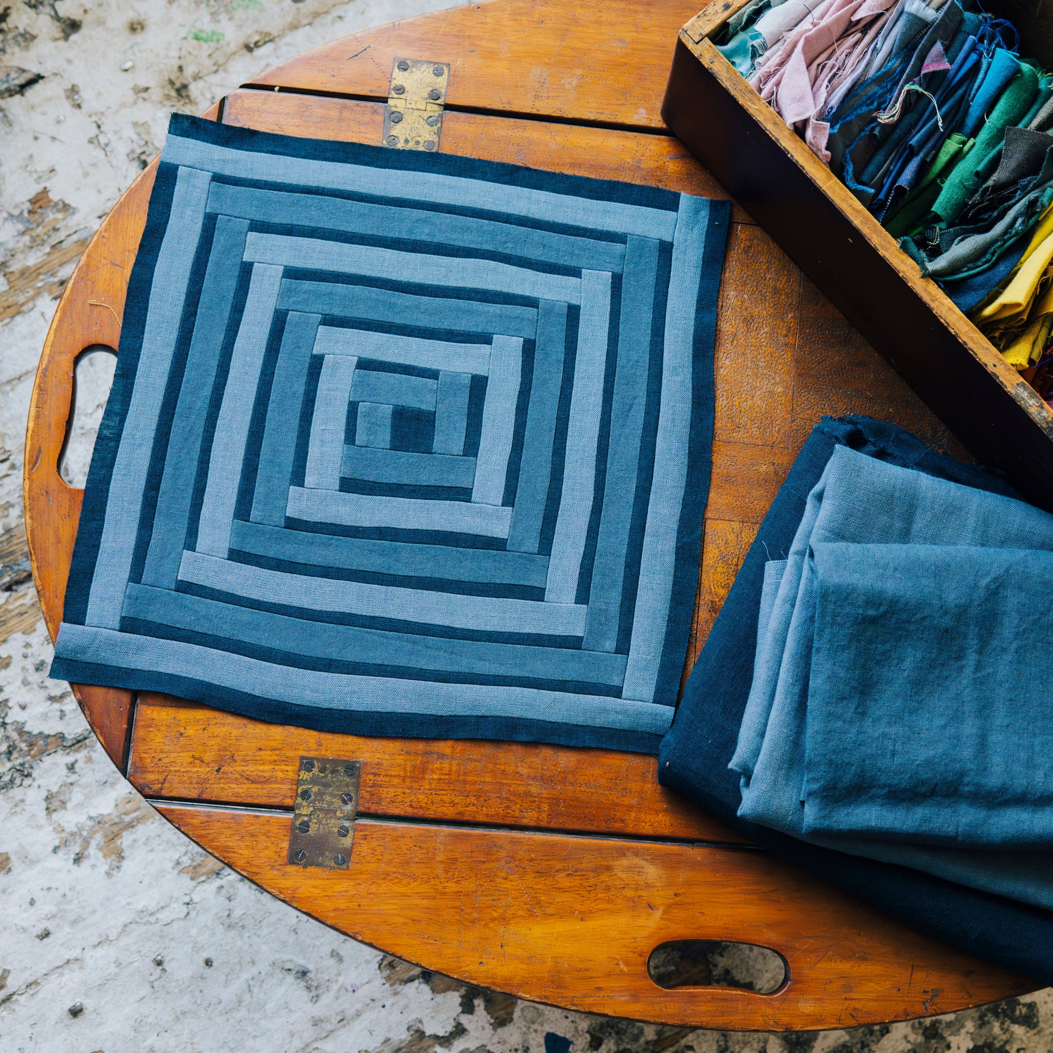 An Evening with Catherine-Marie Longtin: Log Cabin Quilt Blocks