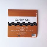 Embroidery Kit - Rikrack - Garden Cat