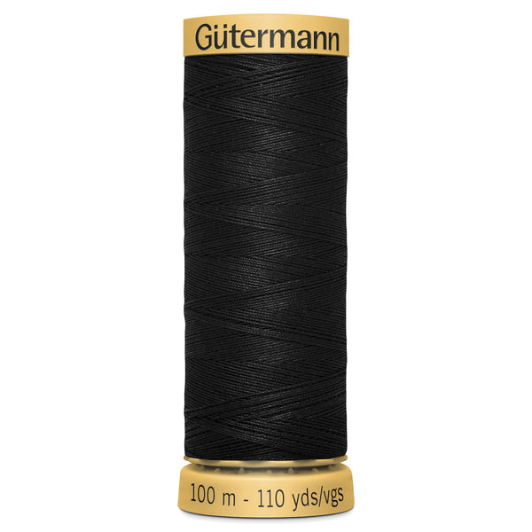 Gutermann Cotton Thread - Black 5201