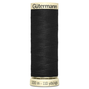 Gutermann Sew All Thread - Black 000