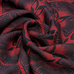 Panspermia Printed Viscose Twill - Moonflower - Night