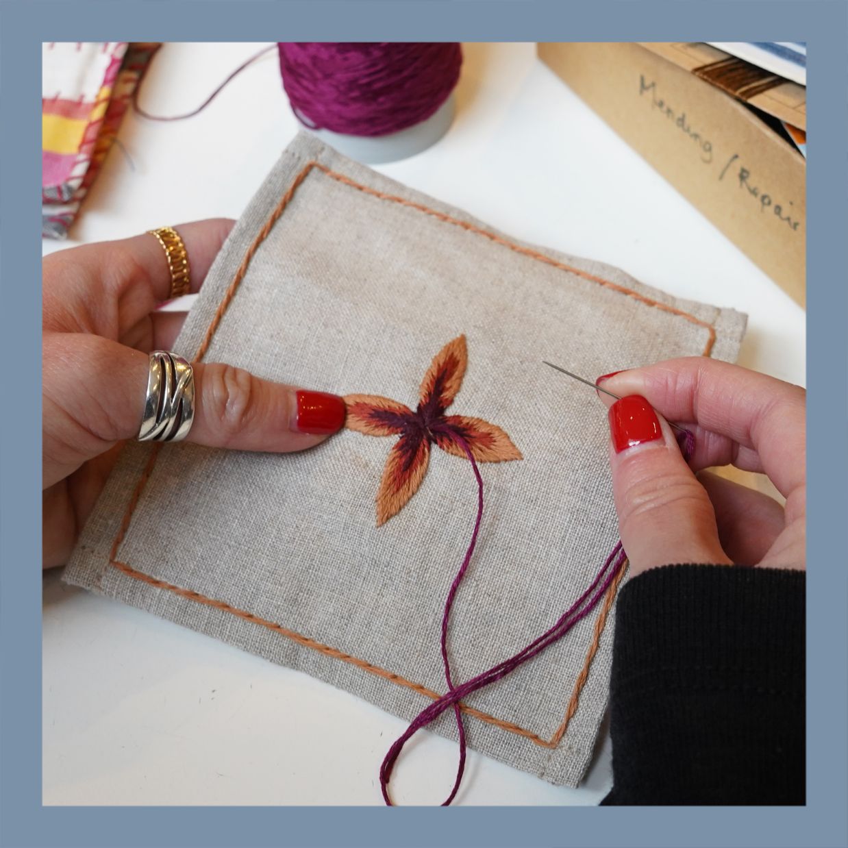 Introduction to Thread Painting Embroidery with Tamsin Lines