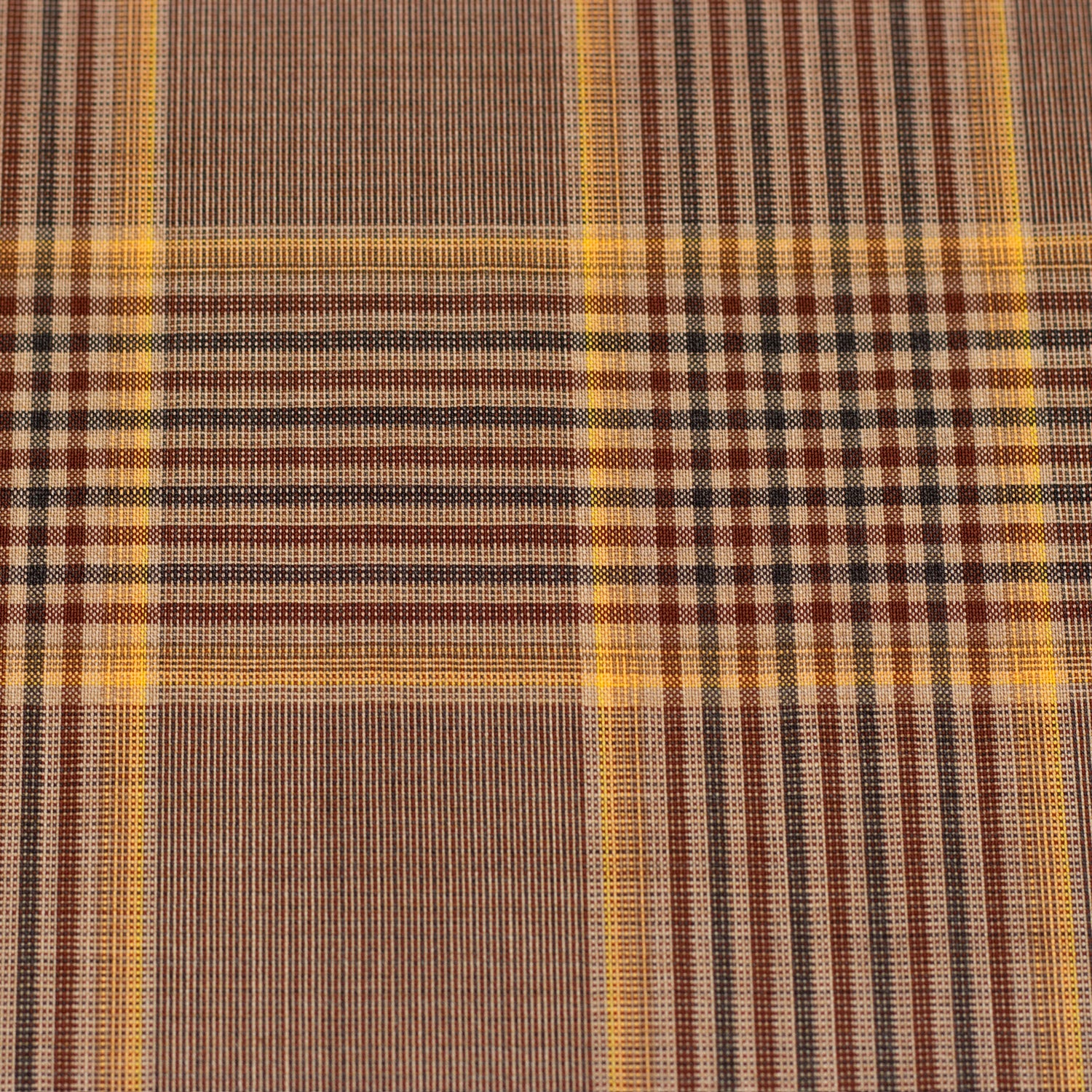 Wool - No. 61 - Gold Check Suiting