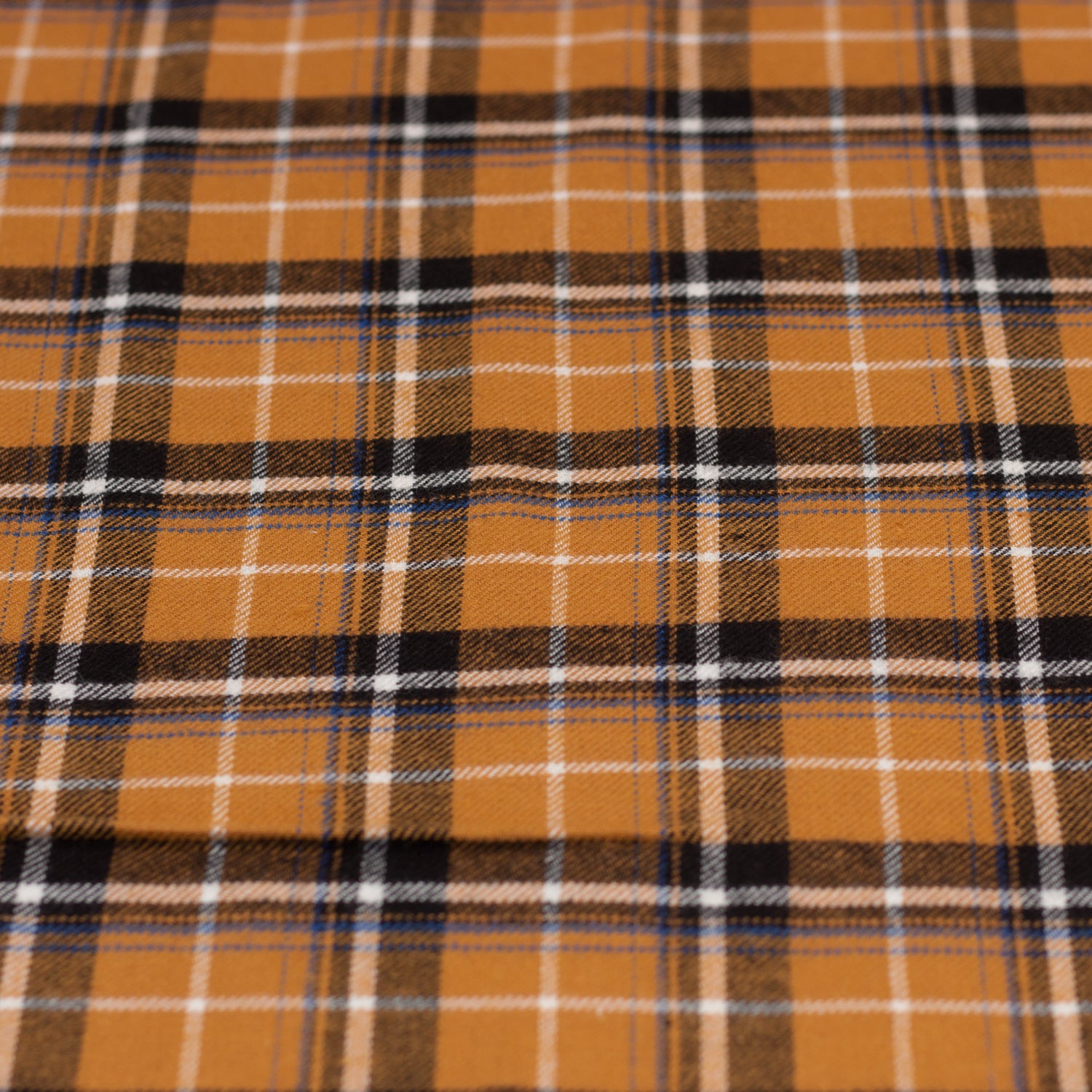 Brushed Cotton Check - Marmalade