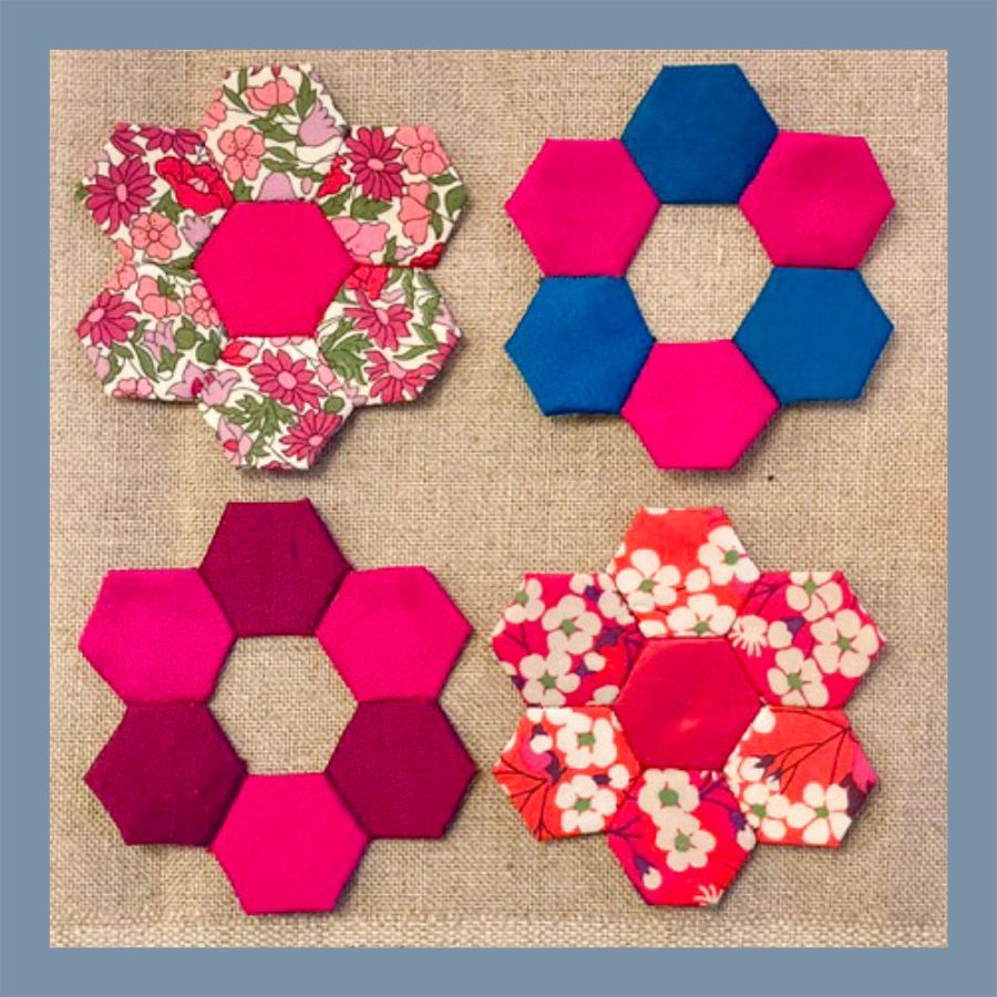 English Paper Piecing for Visible Mending with Sewing Smith