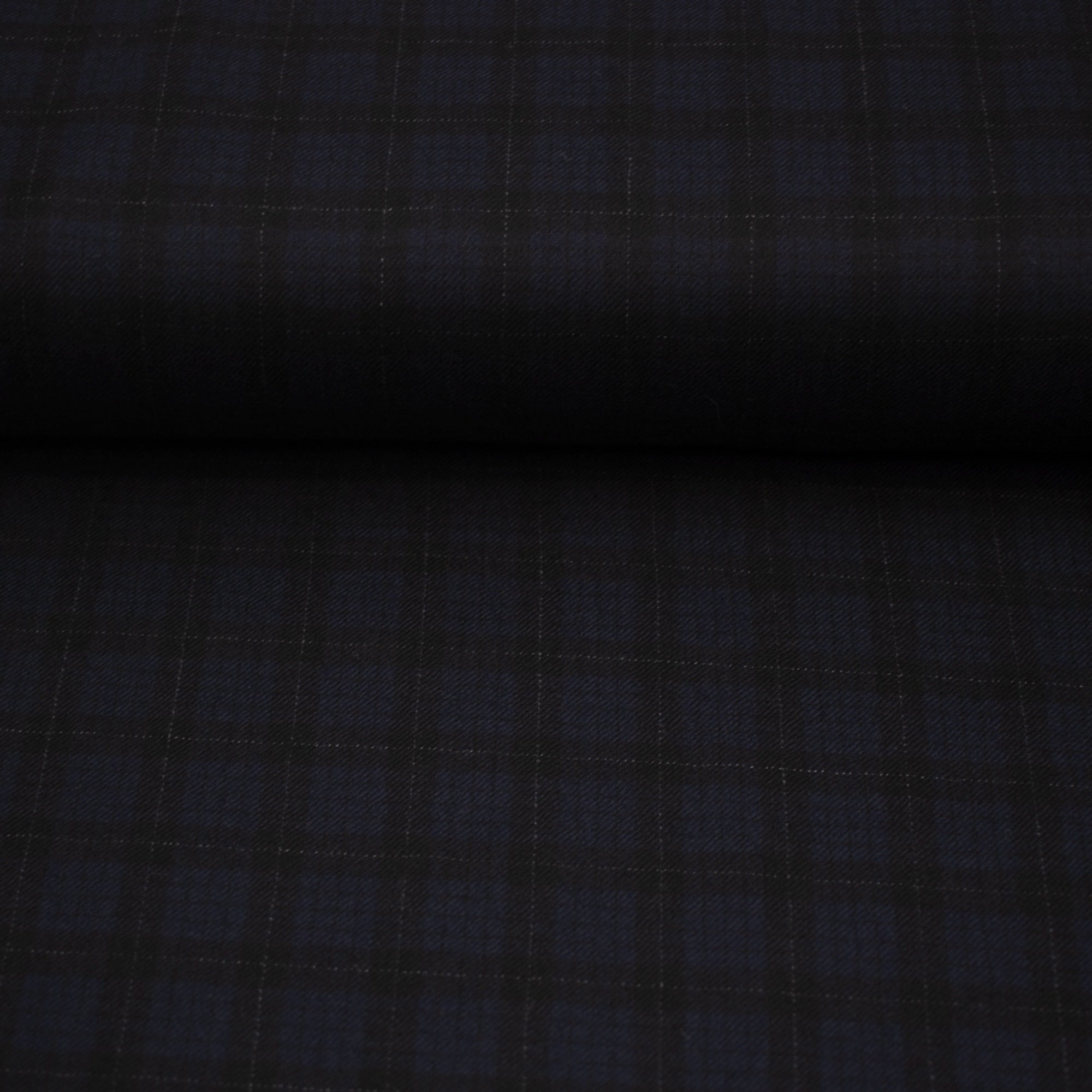 Wool - No. 37 - Check Suiting Navy