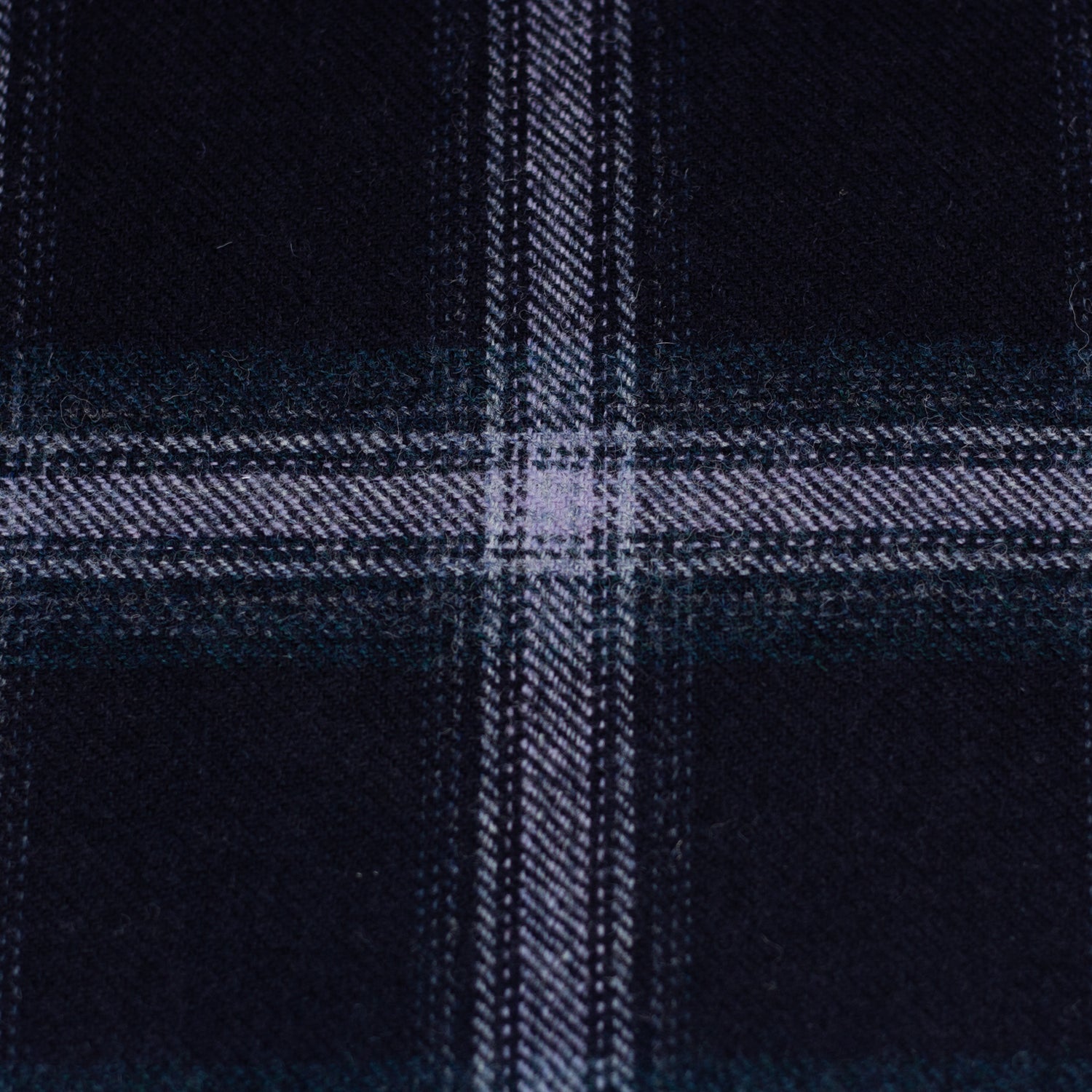 Wool - No. 75 - Deep Indigo / Lilac Check
