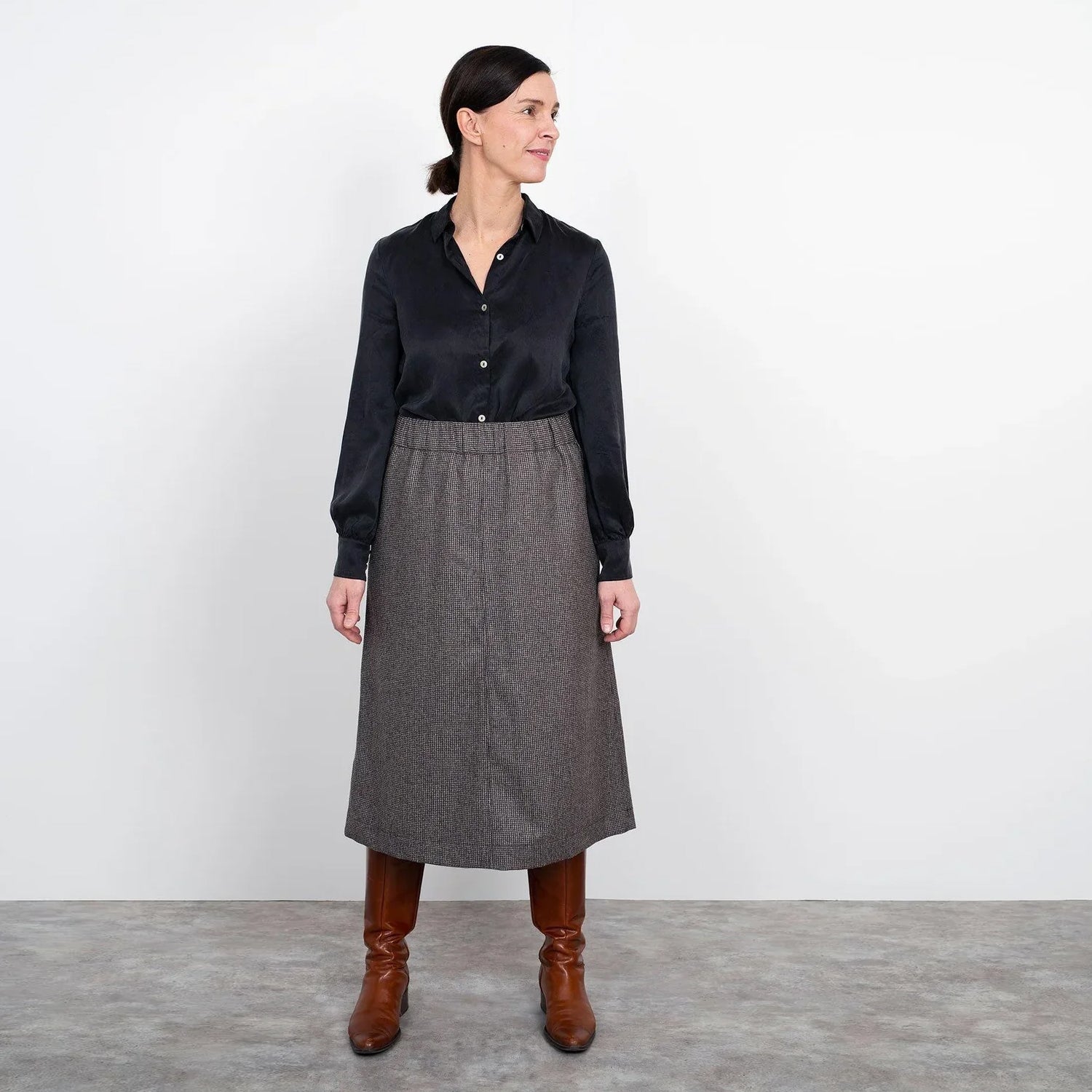 The Assembly Line - A-Line Midi Skirt