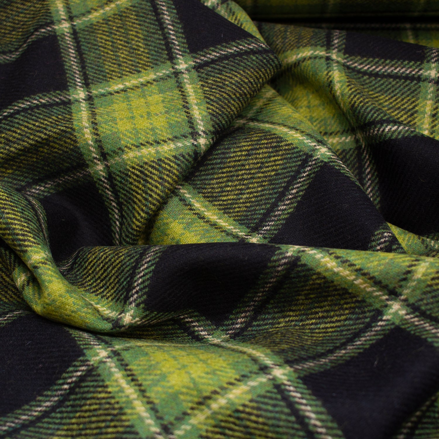 Wool - No. 58 - Peridot Tartan Check