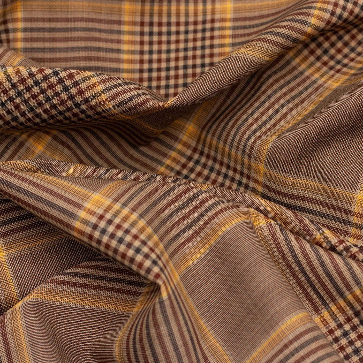 Wool - No. 61 - Gold Check Suiting