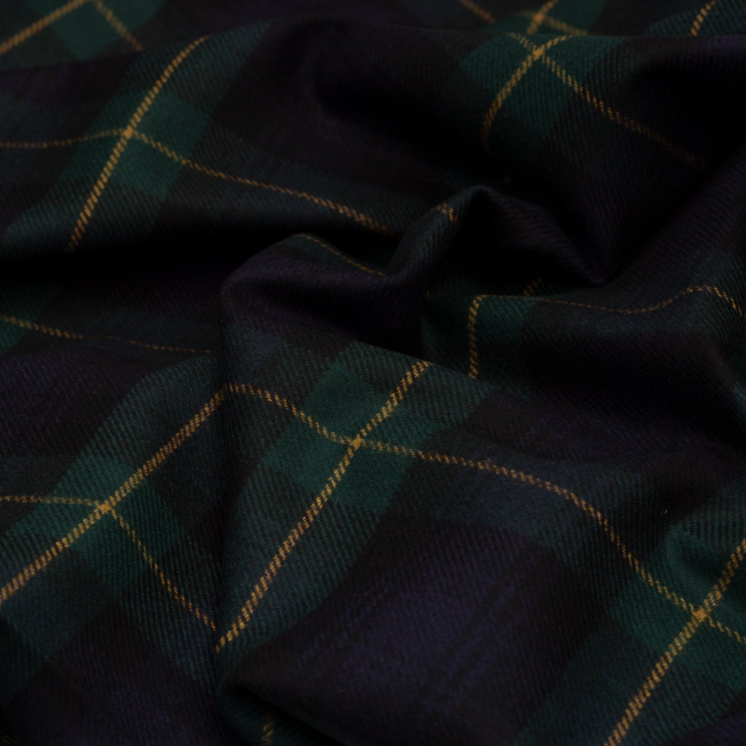 Wool - No. 60 - Bottle/Navy Tartan