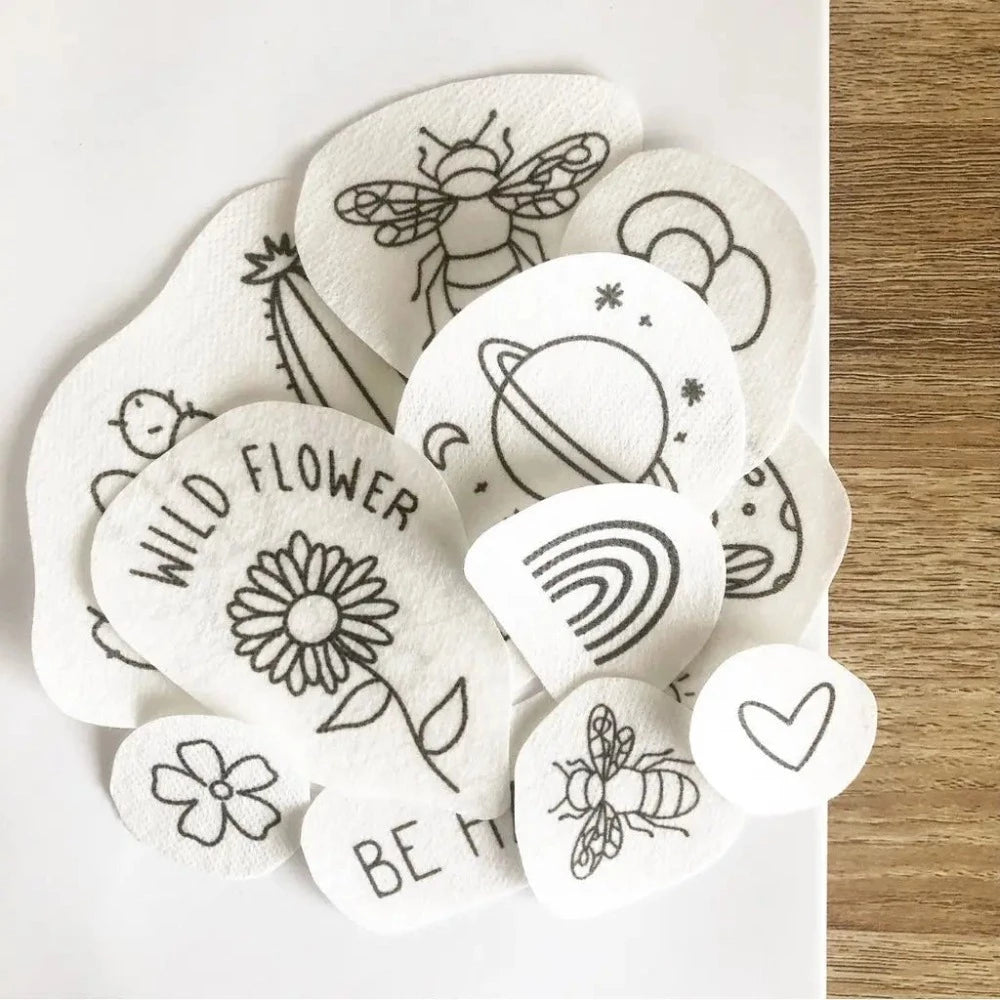 Embroidery Kit - Stick and Stitch Embroidery Patterns - T-Shirt Motif