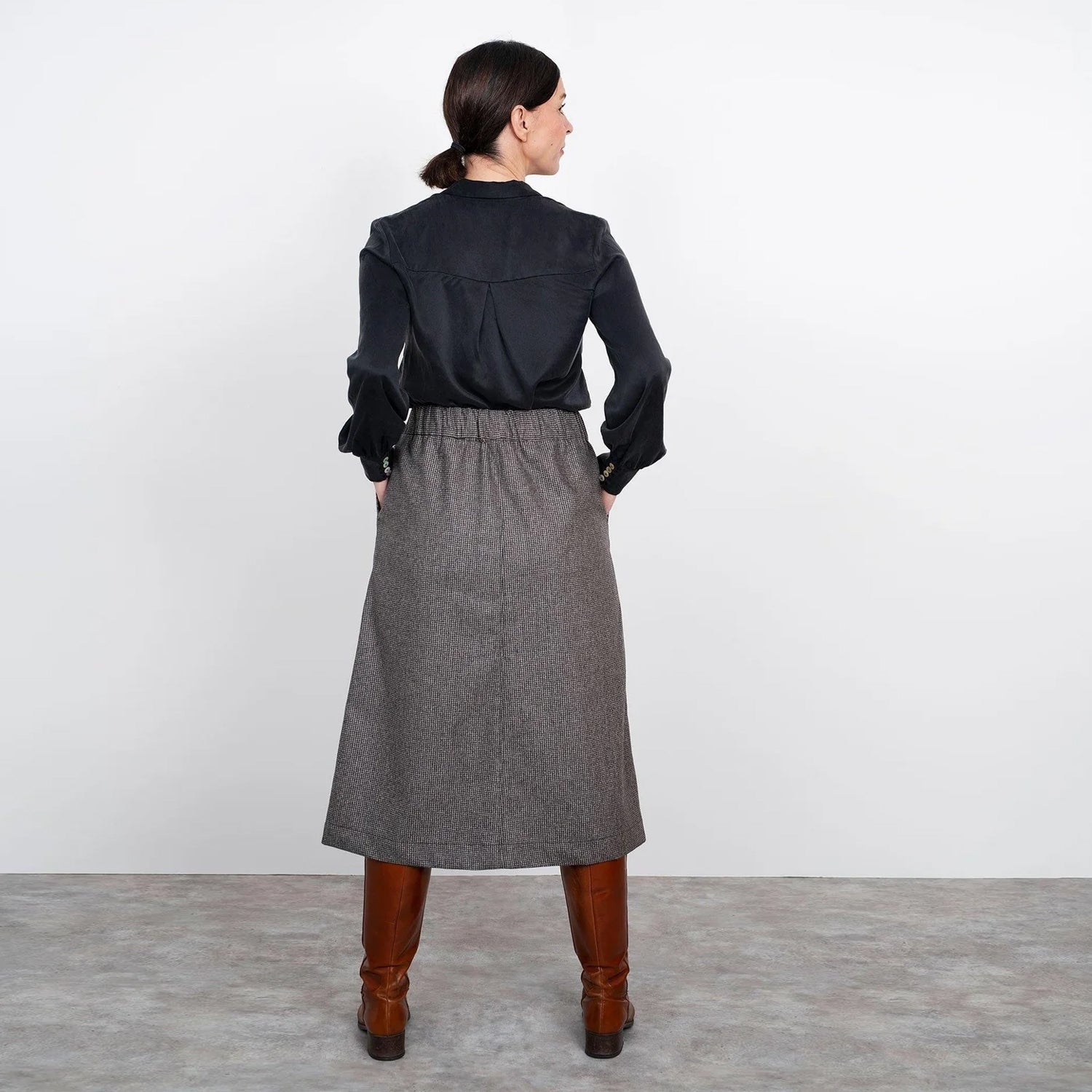 The Assembly Line - A-Line Midi Skirt