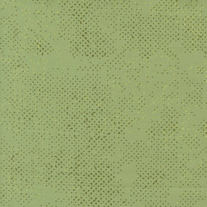 Printed Cotton Poplin - Zen Chic - Spotted - Sage