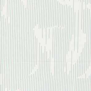 Printed Cotton Poplin - Still More Paper - Line - White