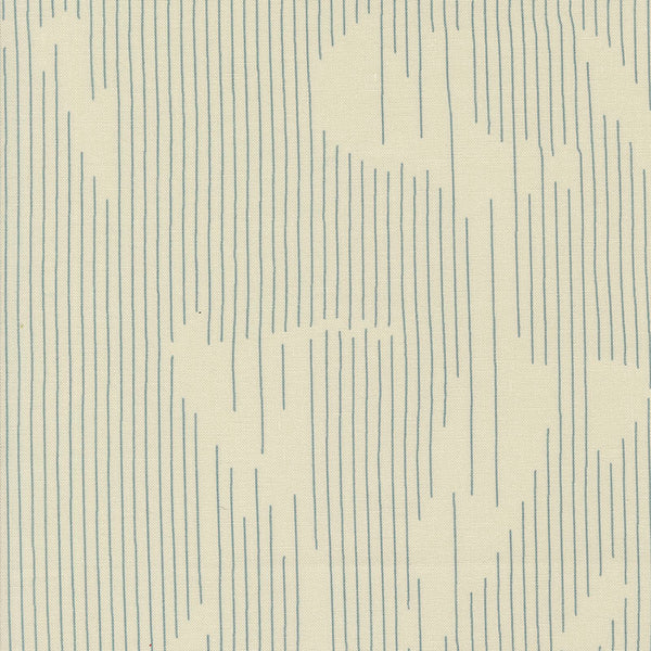 Printed Cotton Poplin - Still More Paper - Line - Eggshell