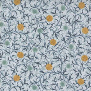 Printed Cotton Poplin - Morris Manor - Rosette - Sky