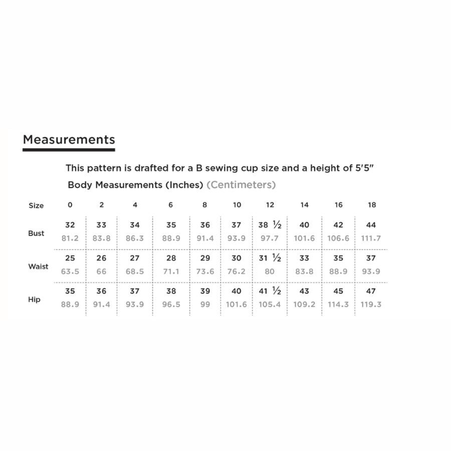 Grainline Studio - Hadley Top - Sizes 0-32