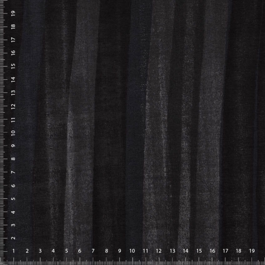 Japanese printed cotton double gauze - Black