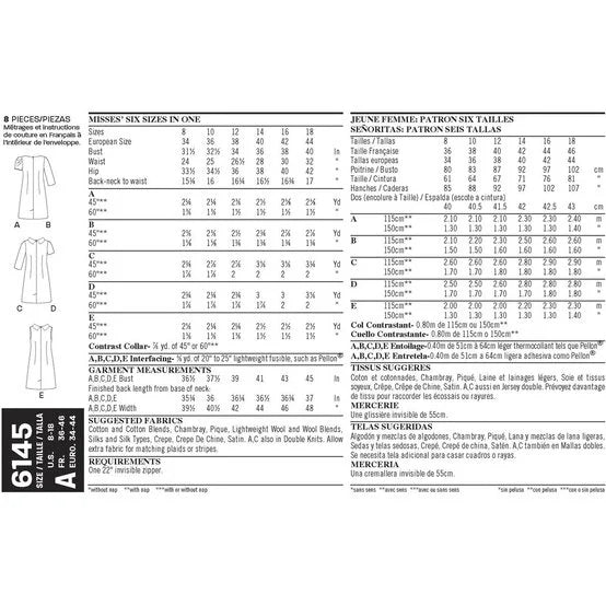New Look 6145 - Women's Dress