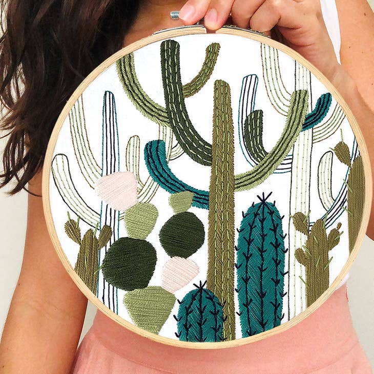 Embroidery and Sage - Kit - Cactus Garden
