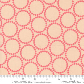 Printed Cotton Poplin - Love Letter for Moda - Pink Strawberries