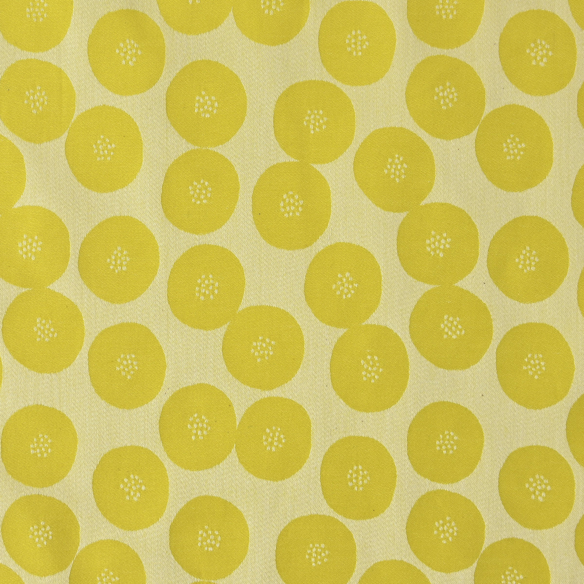 Japanese Cotton Jacquard - Yellow Spots