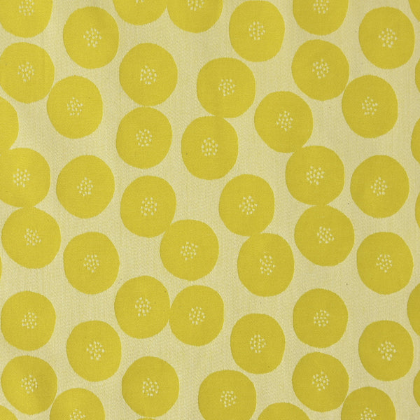 Japanese Cotton Jacquard - Yellow Spots