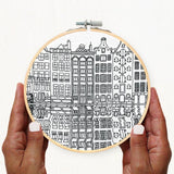 Embroidery Kit - Gingerbread Houses - Amsterdam