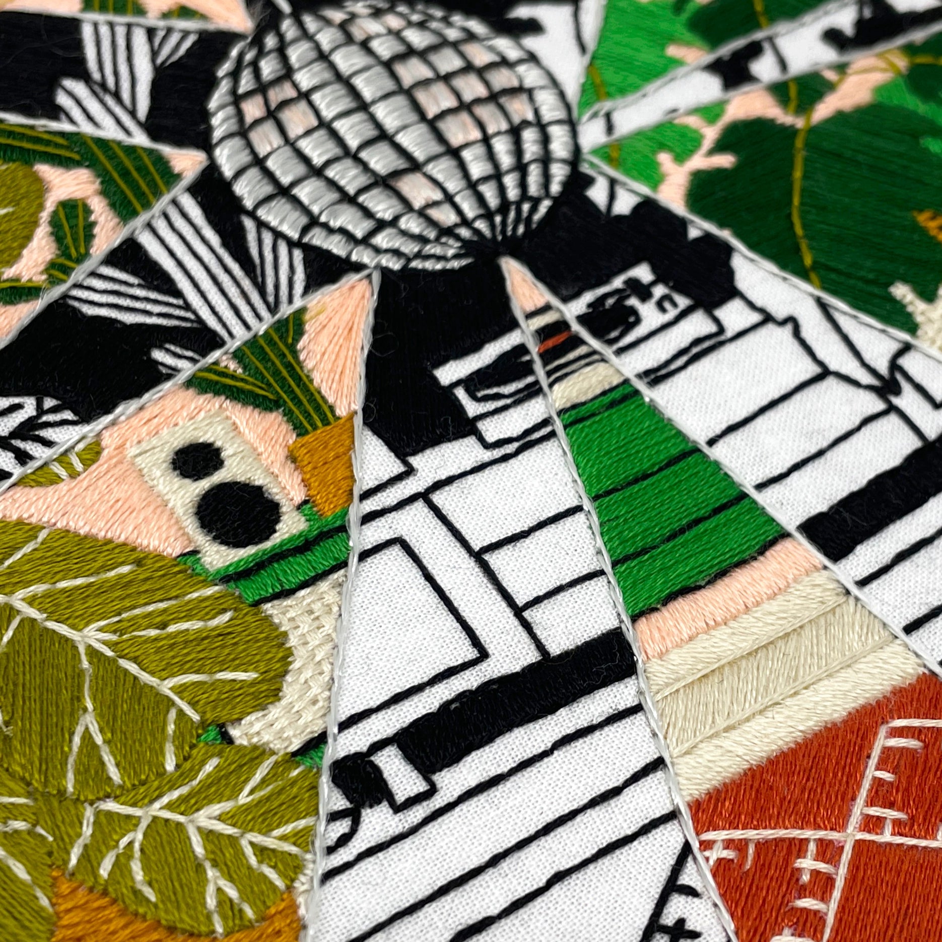 Embroidery and Sage - Kit - Disco Plants