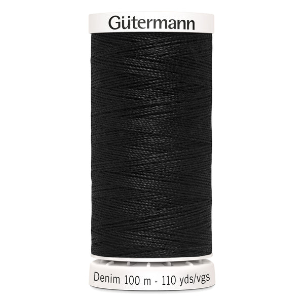 Gutermann Denim Thread - Black 1000