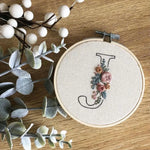 Embroidery Kit - Floral Initial